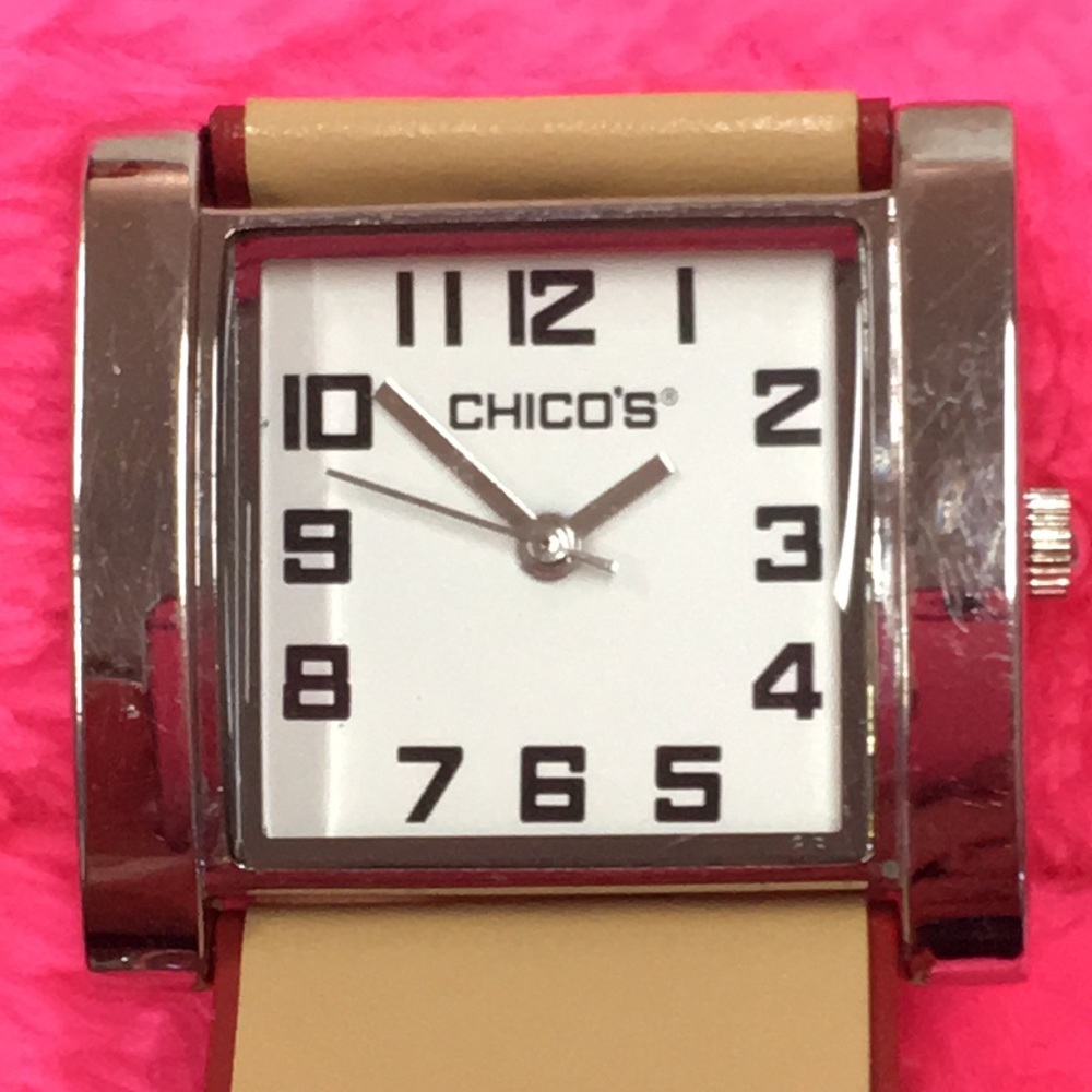 Ladies’ Chico’s Square-face Wristwatch (CH-112) “As Is” - Picture 2 of 8